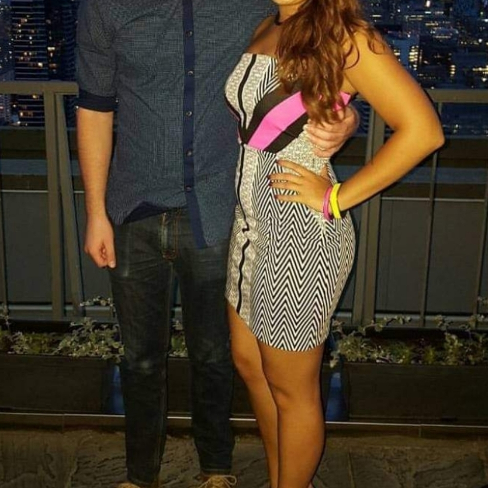 EXPRESS Strapless Dress
